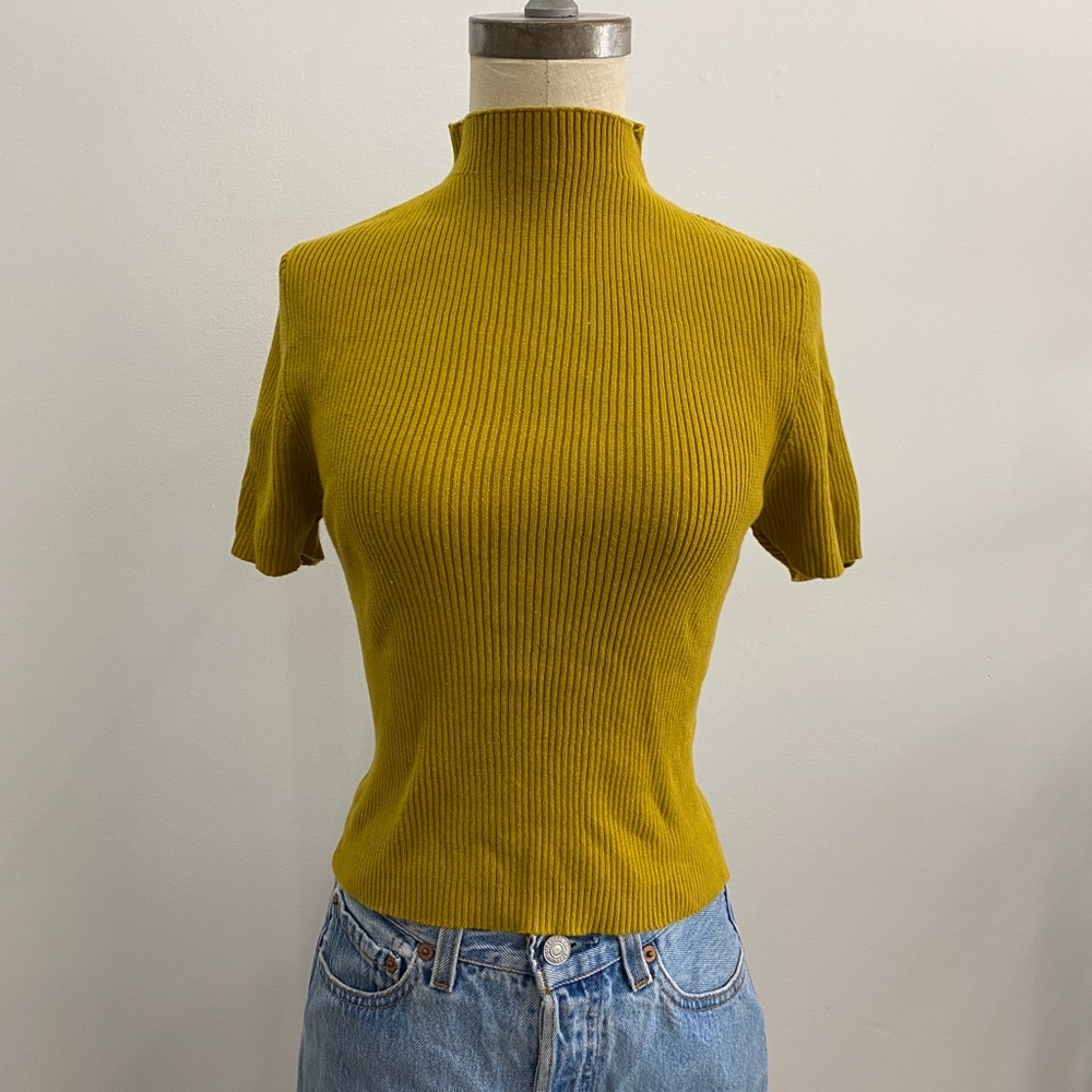7115 by SZEKI mock neck sweater tee